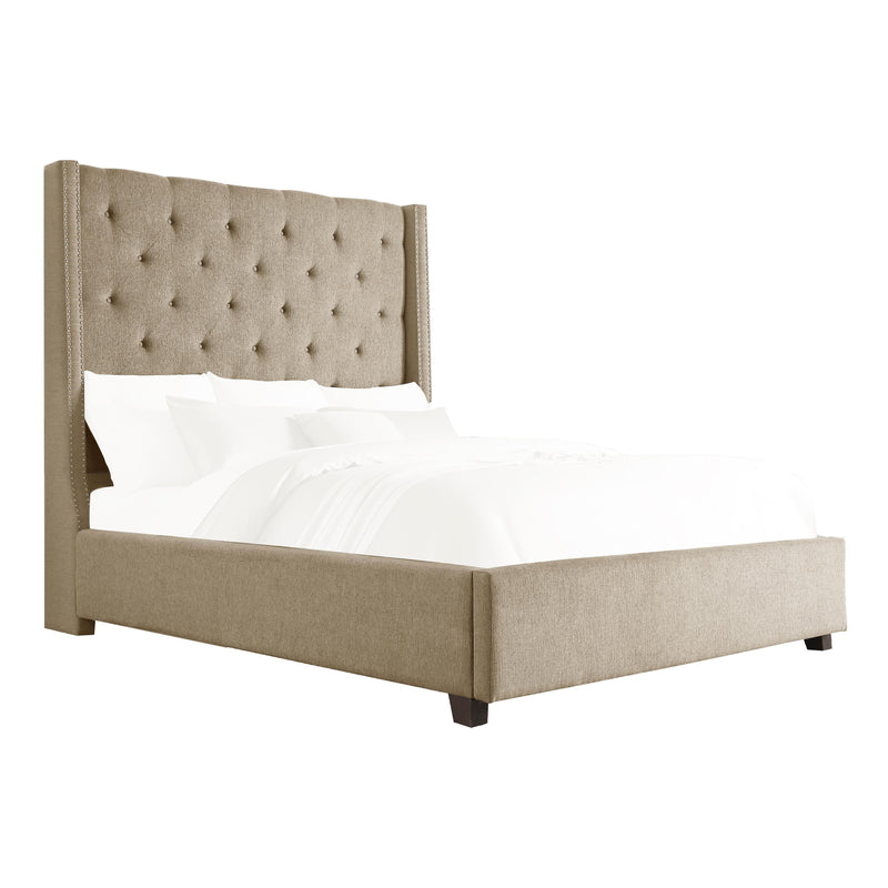 Homelegance Fairborn King Upholstered Platform Bed with Storage 5877KBR-1EKDW* IMAGE 2