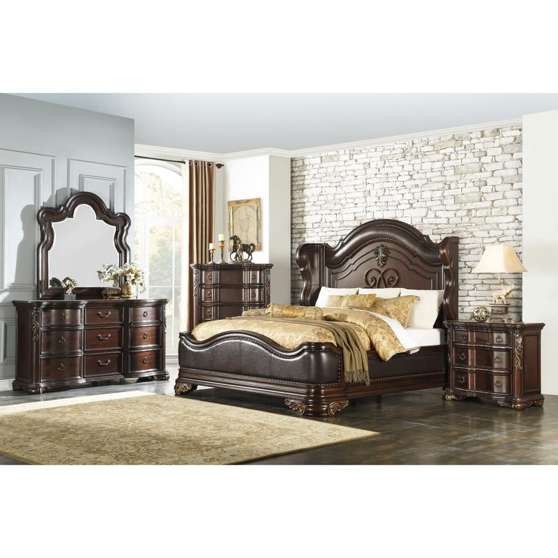 Homelegance Royal Highlands Queen Upholstered Panel Bed 1603-1* IMAGE 4