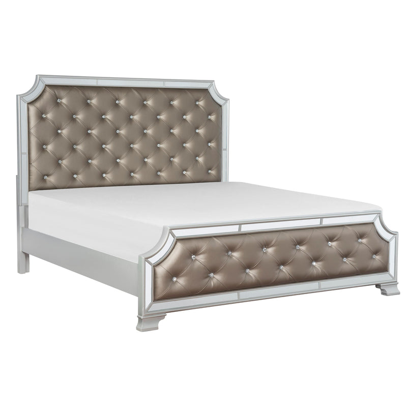 Homelegance Avondale Queen Upholstered Panel Bed 1646-1* IMAGE 2