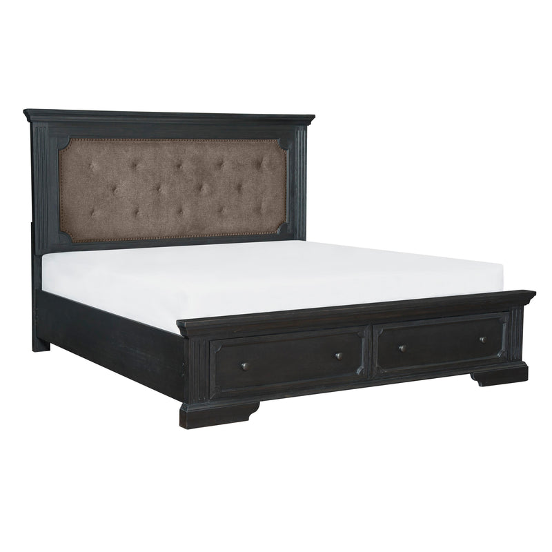 Homelegance Bolingbrook King Upholstered Platform Bed with Storage 1647K-1EK* IMAGE 2