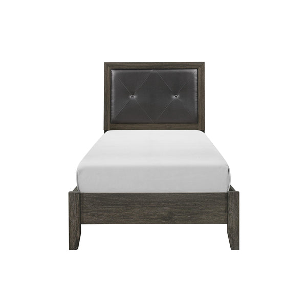 Homelegance Edina Twin Upholstered Panel Bed 2145TNP-1* IMAGE 1