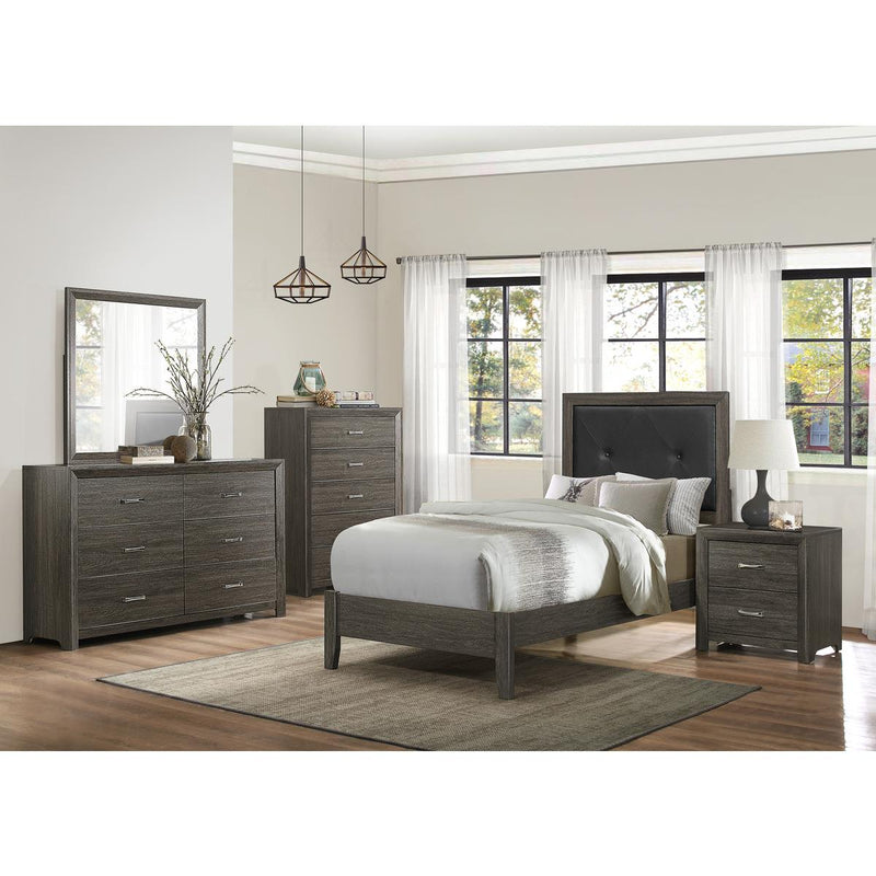 Homelegance Edina Twin Upholstered Panel Bed 2145TNP-1* IMAGE 3