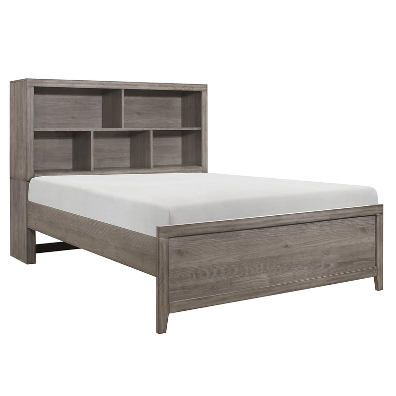 Homelegance Woodrow Full Upholstered Platform Bed 2042NBF-1* IMAGE 2