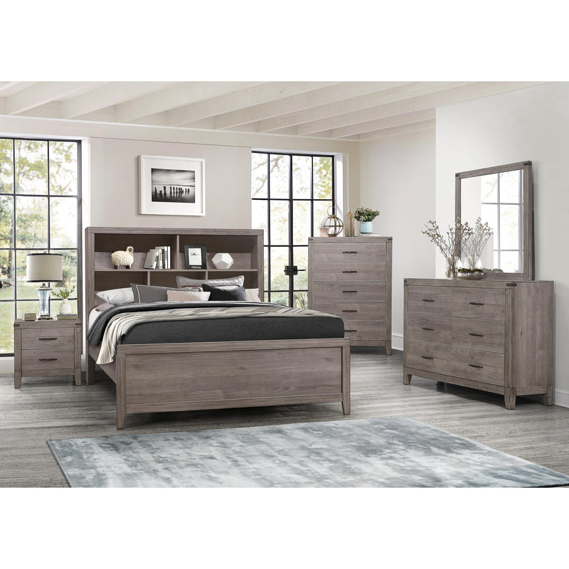 Homelegance Woodrow Full Upholstered Platform Bed 2042NBF-1* IMAGE 3