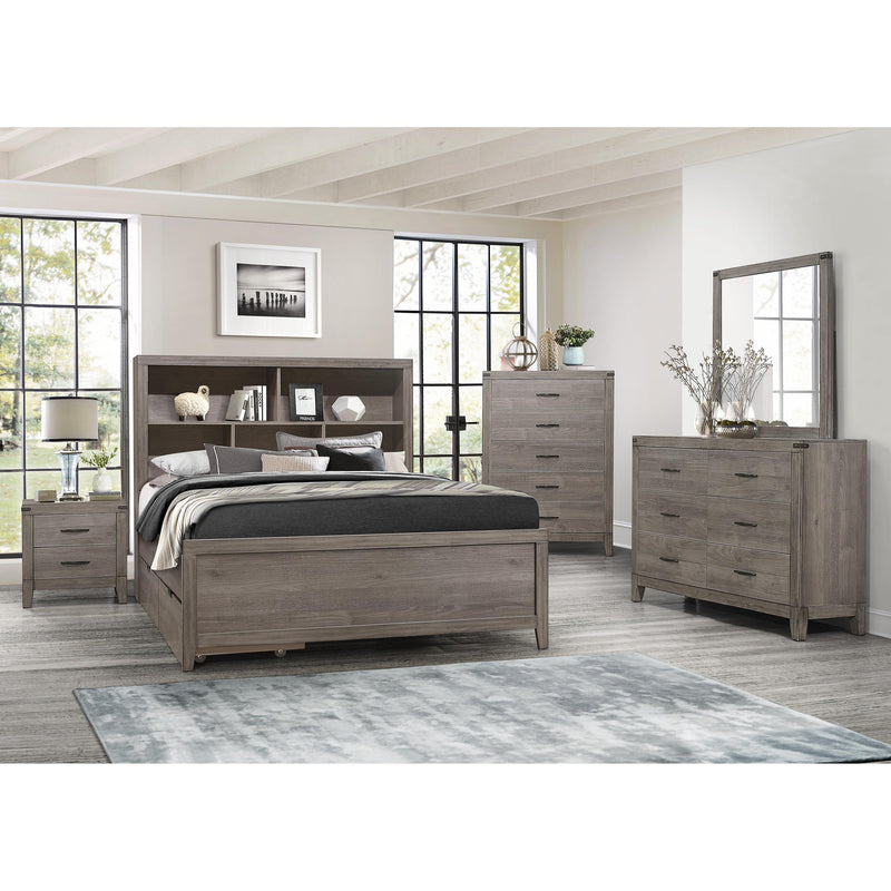 Homelegance Woodrow Full Upholstered Platform Bed 2042NBF-1* IMAGE 4