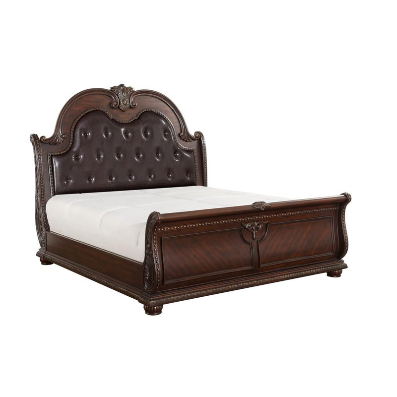 Homelegance Cavalier King Upholstered Sleigh Bed 1757K-1EK* IMAGE 2