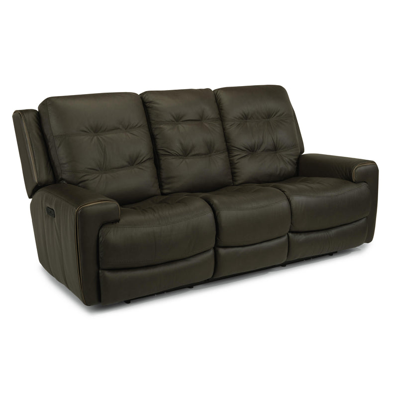 Flexsteel Wicklow Power Reclining Leather Match Sofa 1681-62PH 326-70 IMAGE 1