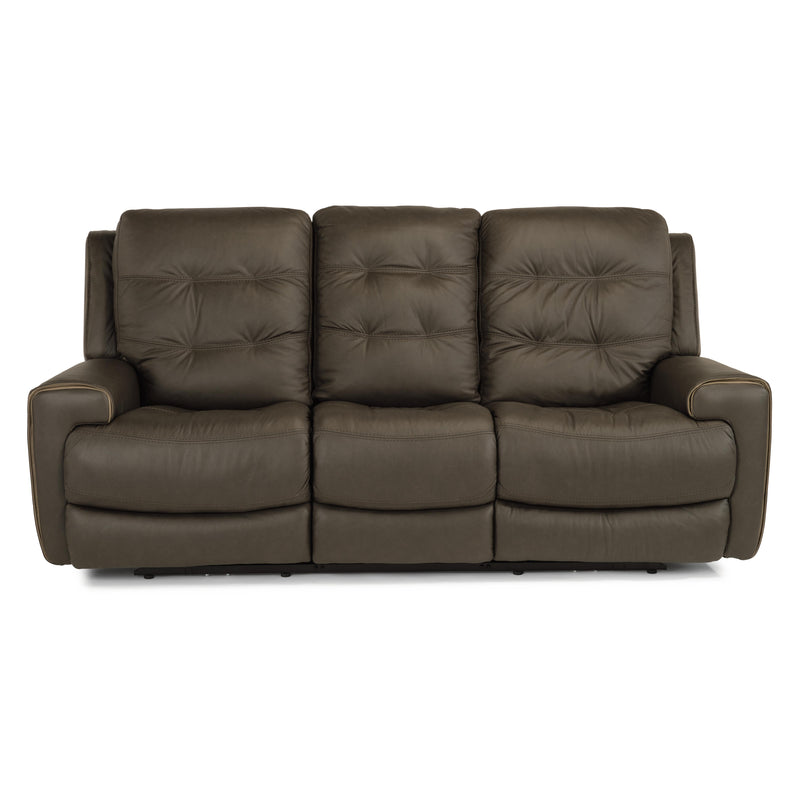 Flexsteel Wicklow Power Reclining Leather Match Sofa 1681-62PH 326-70 IMAGE 3