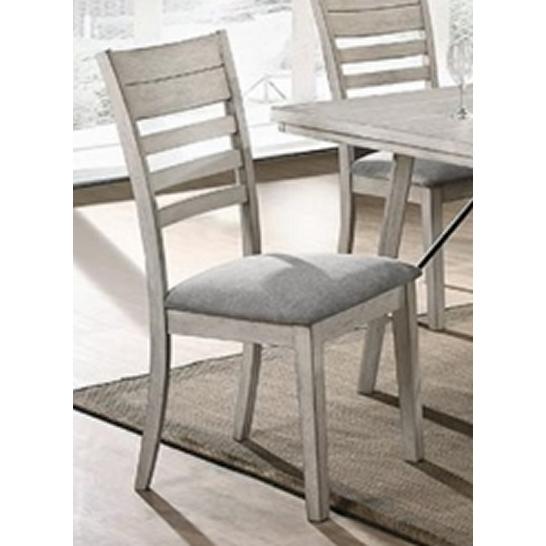 Crown Mark White Sand Dining Chair 2132S IMAGE 1