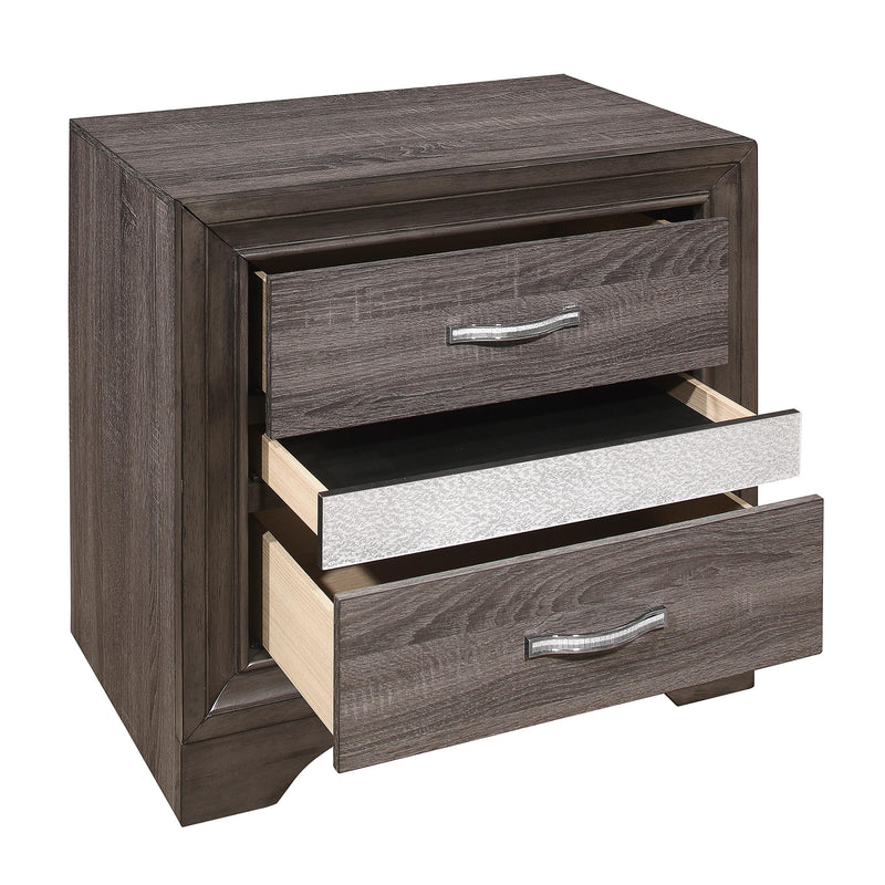 Homelegance Luster 2-Drawer Nightstand 1505-4 IMAGE 3