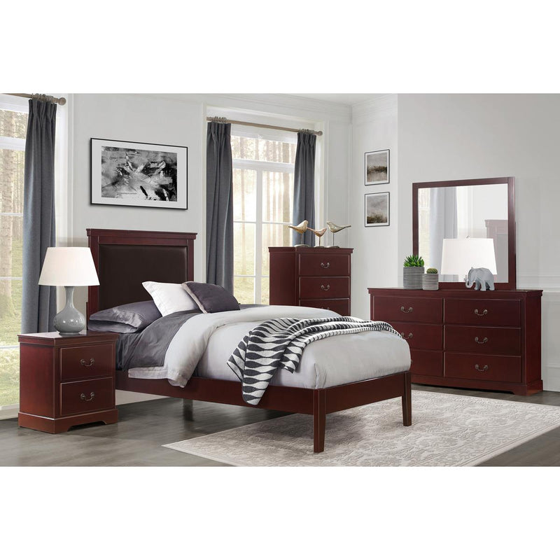 Homelegance Seabright Twin Upholstered Panel Bed 1519CHT-1* IMAGE 3