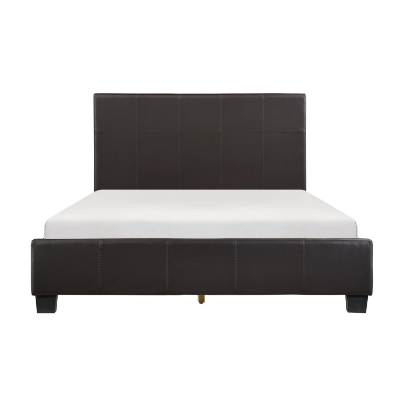 Homelegance Lorenzi Queen Upholstered Platform Bed 2220DBR-1* IMAGE 1