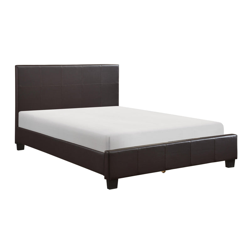 Homelegance Lorenzi Queen Upholstered Platform Bed 2220DBR-1* IMAGE 3