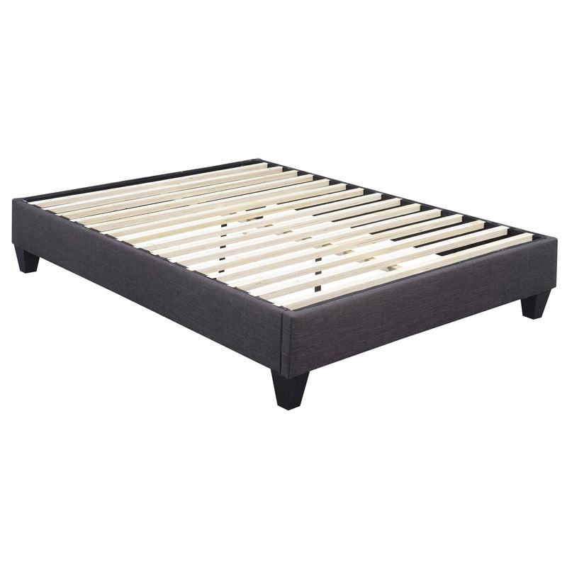 Elements International Abby King Upholstered Platform Bed UBB082KBBO IMAGE 3