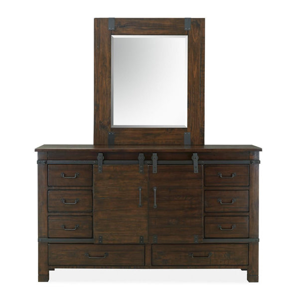 Magnussen Pine Hill 8-Drawer Dresser with Mirror B3561-24/B3561-42 IMAGE 1