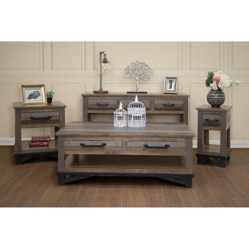 International Furniture Direct Loft Brown Sofa Table IFD6441SOF IMAGE 2