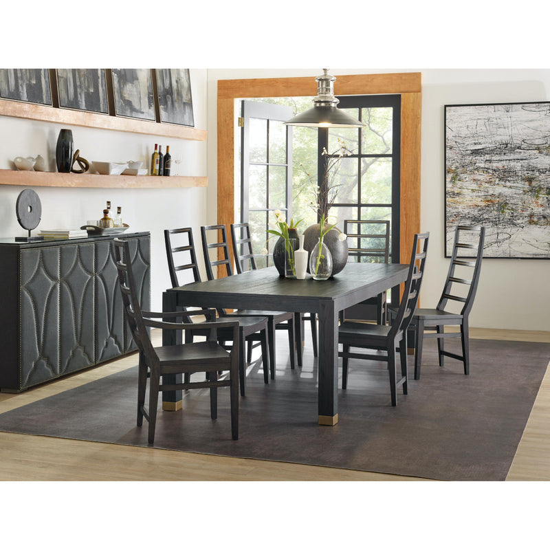 Hooker Furniture 1600-75200A-DKW Curata Rectangle Dining Table with 2-20in Leaves IMAGE 2