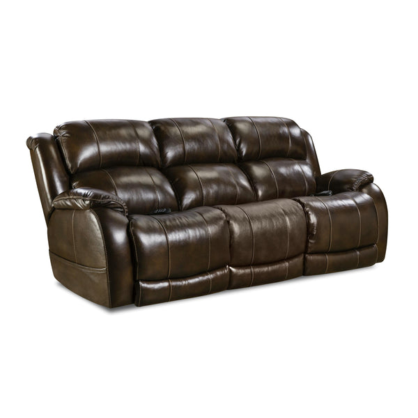 Homestretch Furniture Custom Comfort Power Reclining Leather Sofa Palmer IMAGE 1