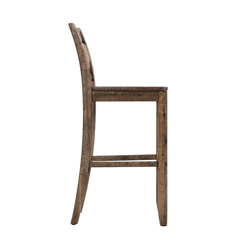 Elements International Finn Pub Height Stool DFN100BSBSBTWE IMAGE 3