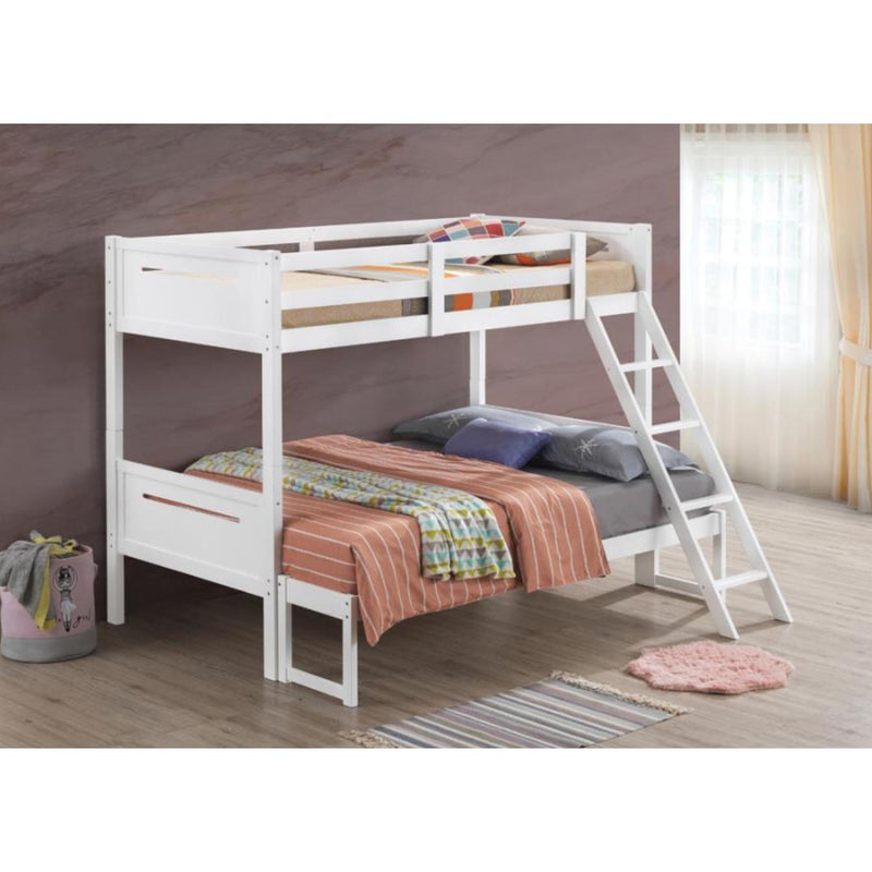 Coaster Furniture Littletown 405052WHT Twin over Full Bunk Bed IMAGE 4