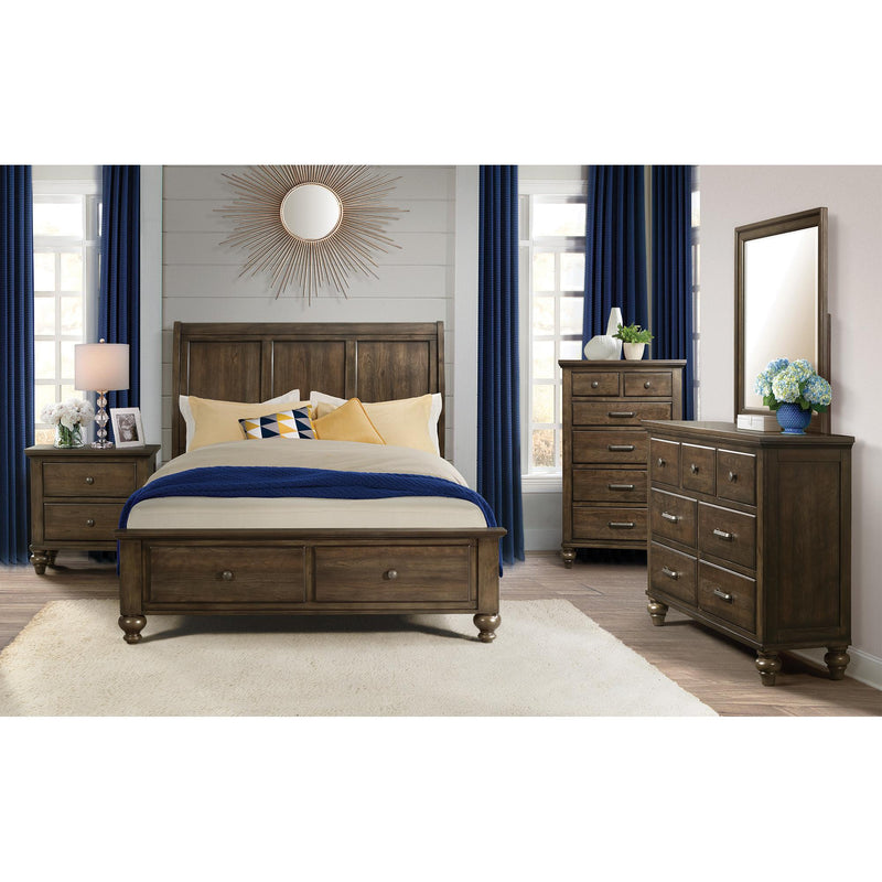 Elements International Chatham Gray 7-Drawer Dresser with Mirror CH600DRMR IMAGE 10