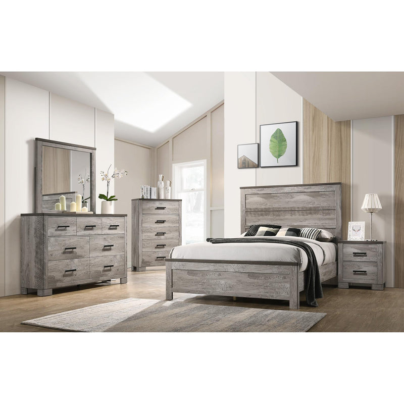 Elements International Millers Cove 6-Drawer Dresser with Mirror MC300DRMR IMAGE 10