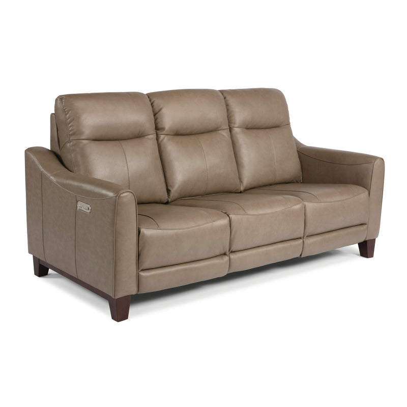 Flexsteel Forte Power Reclining Leather Match Sofa 1197-62PH-282-80 IMAGE 2