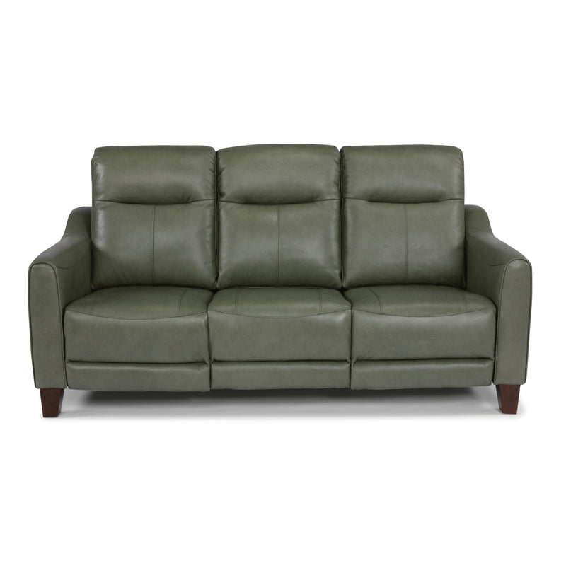 Flexsteel Forte Power Reclining Leather Match Sofa 1197-62PH-282-30 IMAGE 1