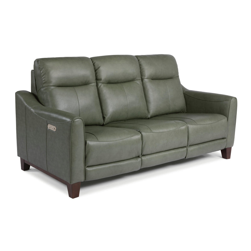 Flexsteel Forte Power Reclining Leather Match Sofa 1197-62PH-282-30 IMAGE 2