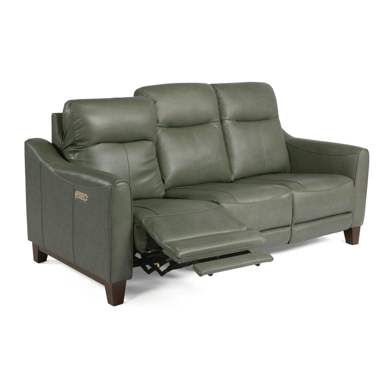 Flexsteel Forte Power Reclining Leather Match Sofa 1197-62PH-282-30 IMAGE 3