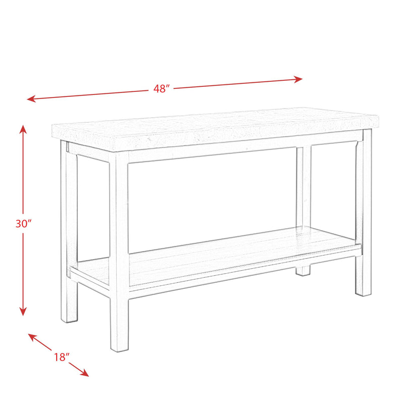 Elements International Kansas Sofa Table CKS100STE IMAGE 11