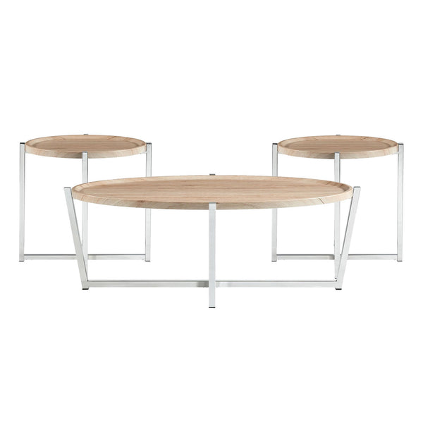 Elements International Landry Occasional Table Set CTLY100OTE IMAGE 1