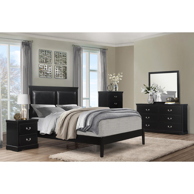 Homelegance Seabright Queen Upholstered Panel Bed 1519BK-1* IMAGE 4