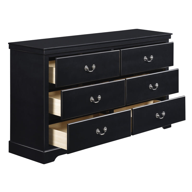 Homelegance Seabright 6-Drawer Dresser 1519BK-5 IMAGE 3