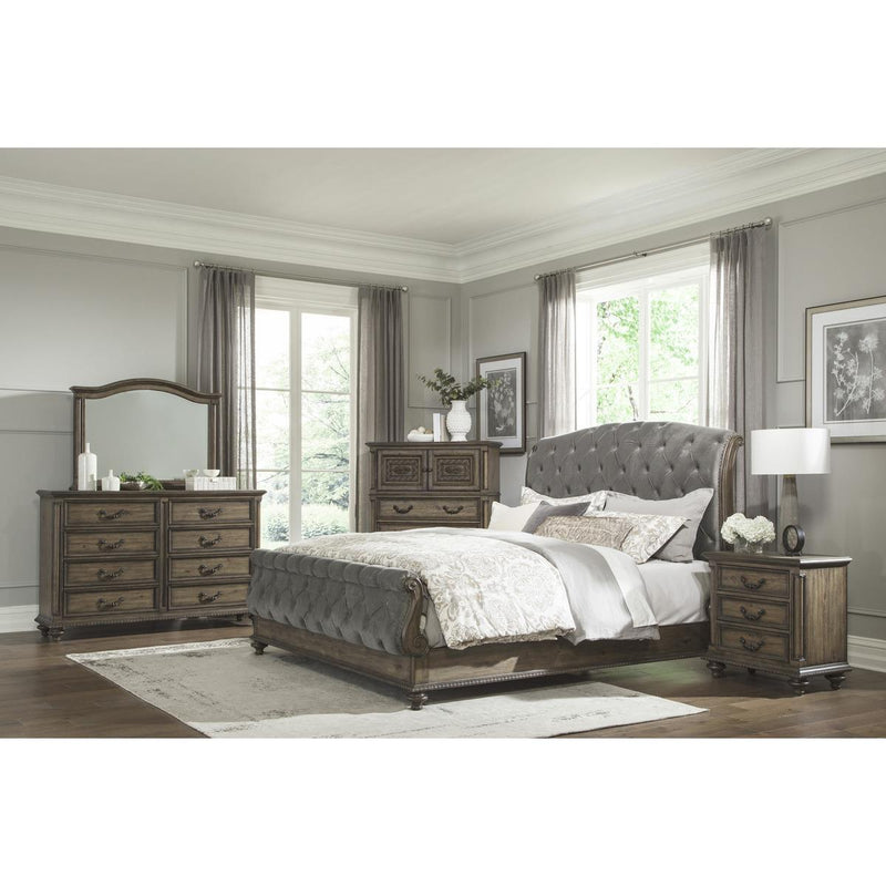 Homelegance Rachelle King Upholstered Sleigh Bed 1693K-1EK* IMAGE 6