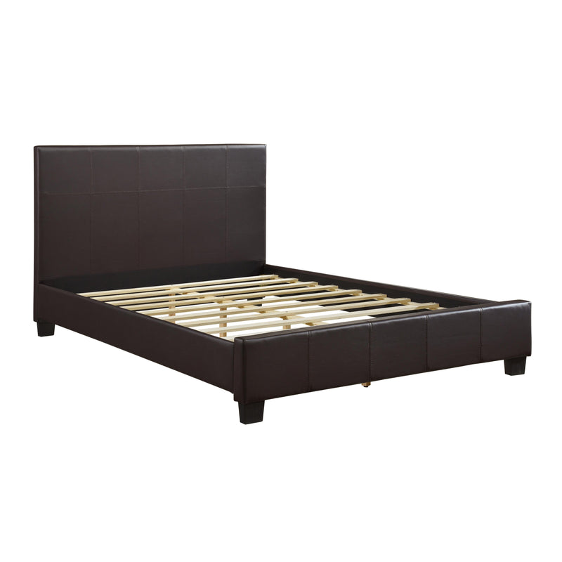 Homelegance Lorenzi Full Upholstered Platform Bed 2220FDBR-1* IMAGE 4