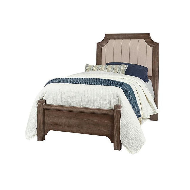 Vaughan-Bassett Bungalow Twin Upholstered Panel Bed 740-331/740-833/740-900 IMAGE 1