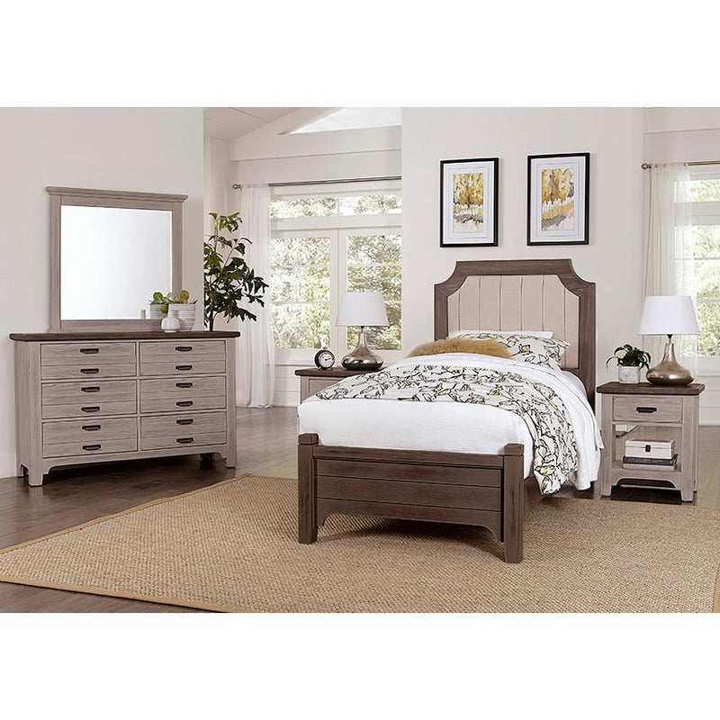 Vaughan-Bassett Bungalow Twin Upholstered Panel Bed 740-331/740-833/740-900 IMAGE 7