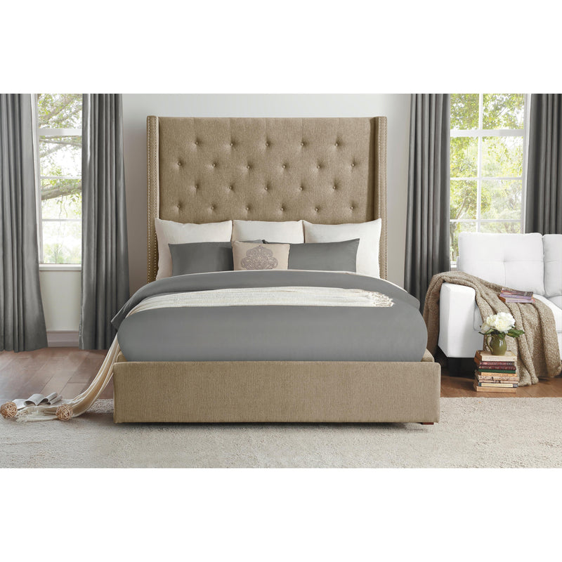 Homelegance Fairborn Queen Upholstered Platform Bed with Storage 5877BR-1DW* IMAGE 6