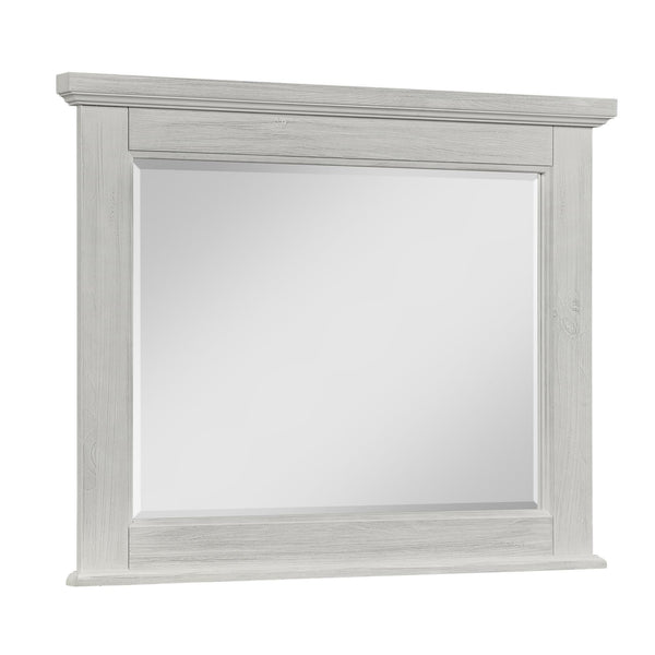 Vaughan-Bassett Sawmill 694-446 Landscape Mirror - Alabaster Two Tone IMAGE 1