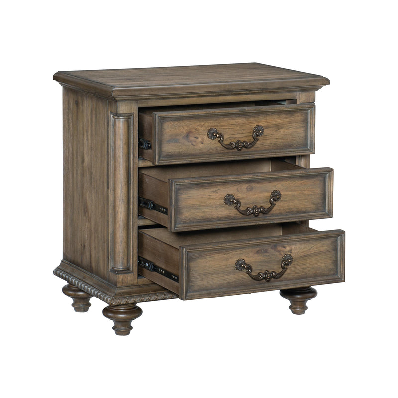 Homelegance Rachelle 3-Drawer Nightstand 1693-4 IMAGE 3