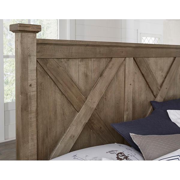 Vaughan-Bassett Cool Rustic Queen Panel Bed 172-557/172-755/172-922 IMAGE 2