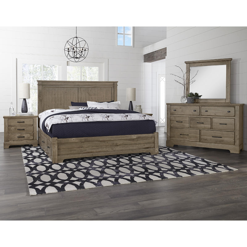 Vaughan-Bassett Cool Rustic 3-Drawer Nightstand 172-227 IMAGE 2