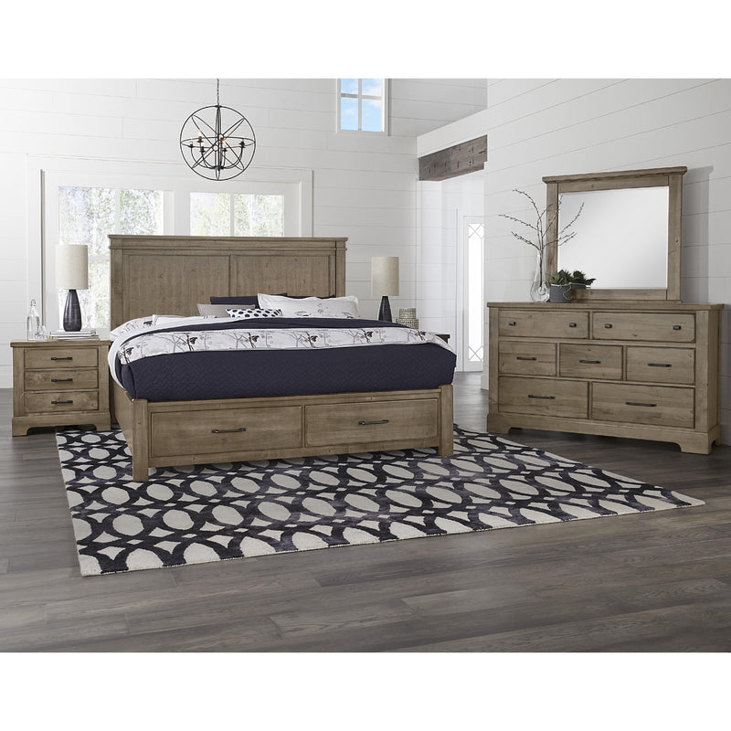 Vaughan-Bassett Cool Rustic 3-Drawer Nightstand 172-227 IMAGE 4