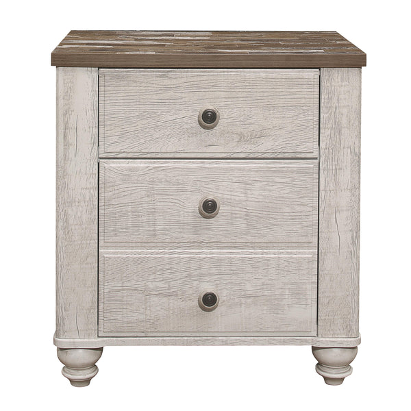 Homelegance Nashville 3-Drawer Nightstand 1903-4 IMAGE 1