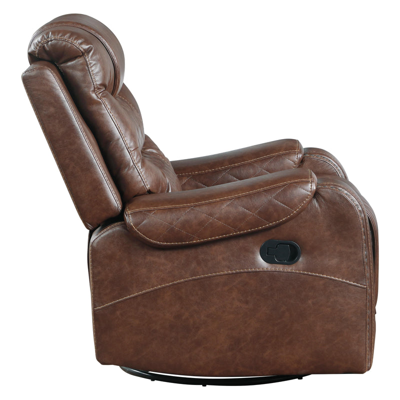 Homelegance Putnam Swivel Glider Fabric Recliner 9405BR-1 IMAGE 3