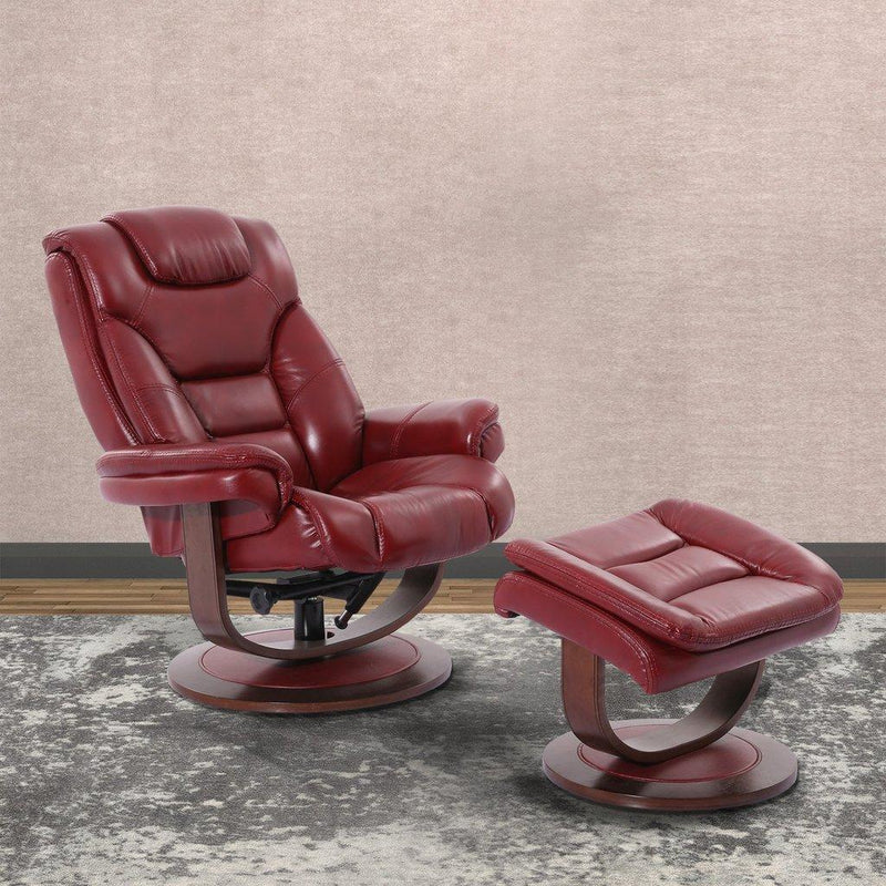 Parker Living Monarch Swivel Leather Match Recliner with Wall Recline MMON