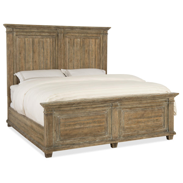 Hooker Furniture 5750-90250-MWD Boheme Laurier Queen Panel Bed IMAGE 1