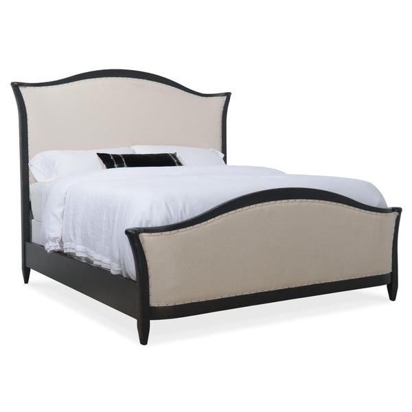 Hooker Furniture 5805-90850-99 Ciao Bella Queen Upholstered Bed- Black IMAGE 1