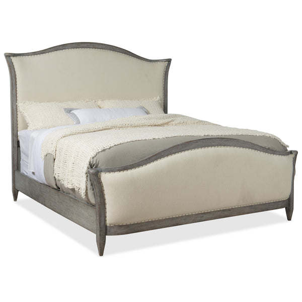 Hooker Furniture 5805-90866-96 Ciao Bella King Upholstered Bed- Speckled Gray IMAGE 1